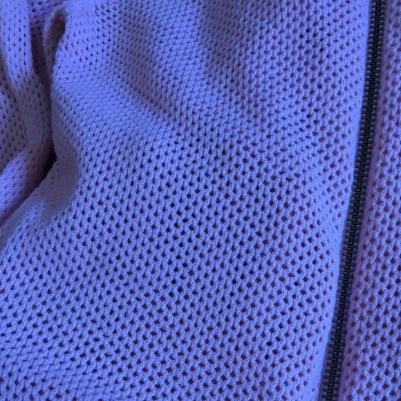 Ikks pink mesh varsity track jacket, size 8 - Picture 2 of 4